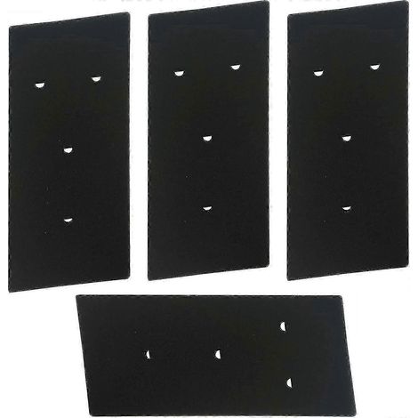 Lot de 4 filtres de rechange pour sèche-linge à pompe à chaleur, compatibles avec les modèles Bauknecht, Privileg et Whirlpool. (1/5)