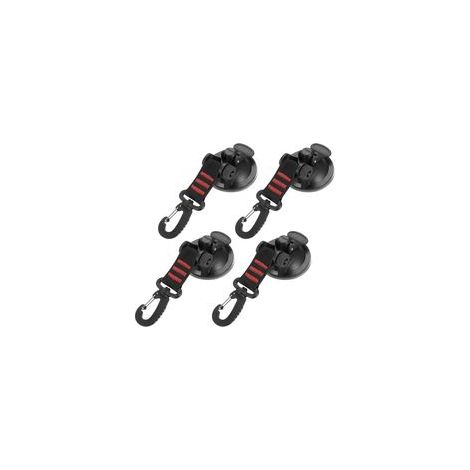 4 pièces Ventouses de Camping avec Crochets - Ultra Puissantes, Ventouse d'ancrage avec Fixation, Crochets à Ventouse Multifonctionnels pour Voiture, Camping, Maison, Tente, Auvent (1/5)