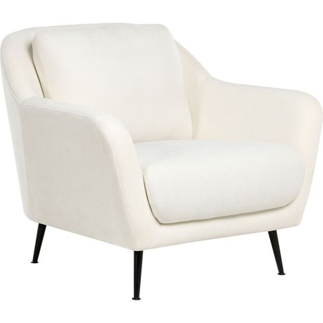 Armchair EIBY Chenille White (1/5)
