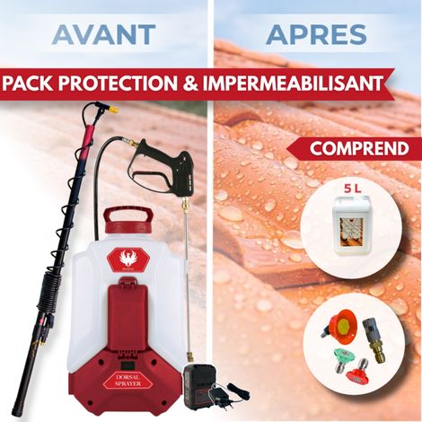 Pack DORSAL SPRAYER EVO PHOENIX 5,10 OU 20L HYDRO LEO avec la perche télescopique EVO de 5.4 m 5 L (1/5)