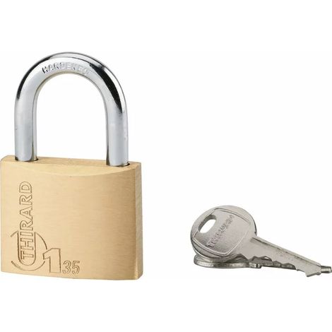 THIRARD - Cadenas de sûreté 35mm à clé - Mach1 - 080035 - Ce produit de marque Thirard est neuf.