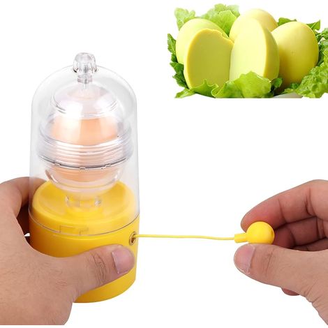 Batteur d’œufs manuel pour préparer les œufs durs jaunes, outil de cuisine pour œufs mollets et œufs à la coque