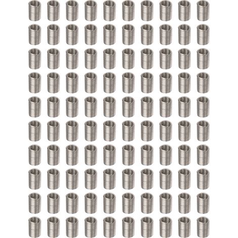 100 Pièces Filetés Mâle Femelle Écrou Réducteur Outil Réparation Acier Inoxydable Fixation M2.5x0.45 3D (1/5)