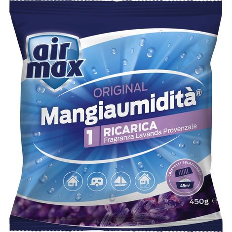 AIRMAX ASSORBIUMID. SALI LAVANDA 1RIC.GR.450 PZ 12,0