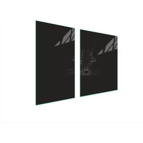 Assiette en verre et planche à découper 100x52 CAT (1/5)