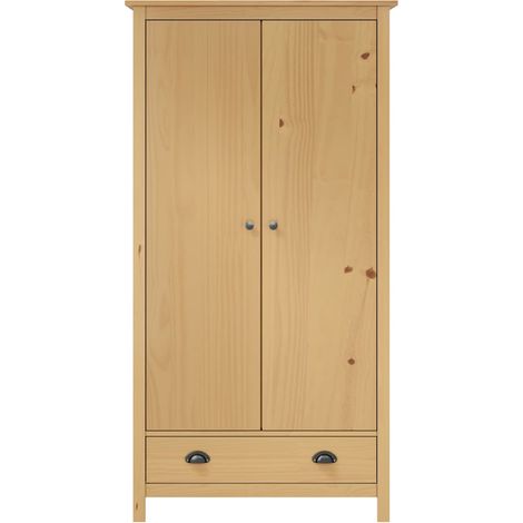 Maison Exclusive - Armadio a 2 Ante Hill 89x50x170 cm Legno Massello di Pino (1/5)