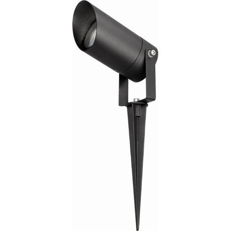 Faretto picchetto esterno alluminio top light paco ne ip65 gu10 led orientabile