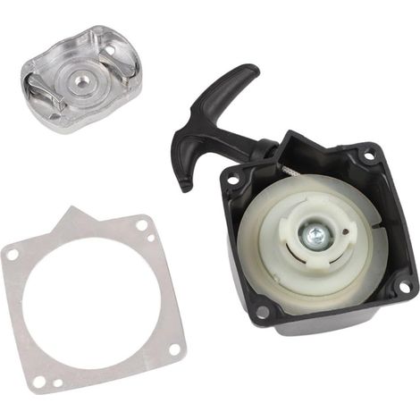 Corde de démarrage 43 cc 52 cc pour outil multifonction à essence Rotfuchs pour Brast pour taille-haie Timbertech Outil de jardin Pièce de rechange Noir 6,7 cm (1/5)