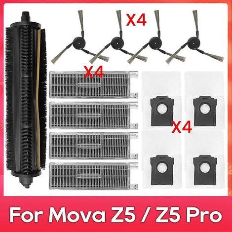 Filtre pour aspirateur brosse pour aspirateur Filtre de brosse pour aspirateur filtre de Z5 / Pro Tricut Brosse Side HEPA Filtre Sac à poussière Spare Accessoires Robot Aspirateur Cl (1/5)