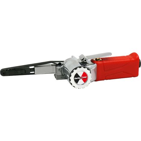 CLARKE AIR BELT SANDER BELT FILE 330MM X 10MM FINGER FILE & 3 BELTS CAT165