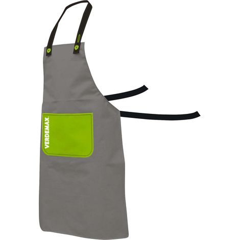 Grembiule per Giardinaggio Bricolage in Poliestere Rama Verde e Grigio