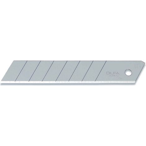 Lames de hachage OLFA 18 mm, acier de qualité supérieure, lot de 10. (1/2)