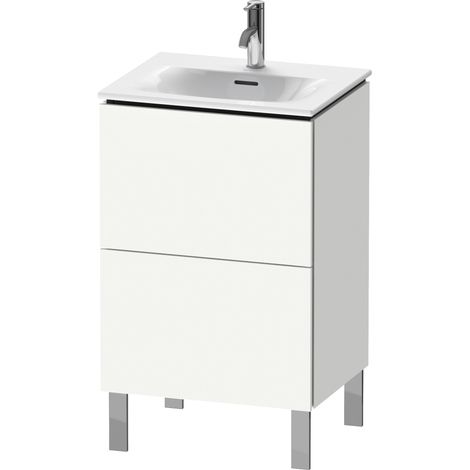 Meuble vasque L-CUBE 704x520x421mm blanc mat (1/5)