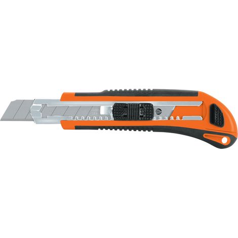 Cúter profesional alma metálica y grip - 15 cm - 18 mm - 3 hojas