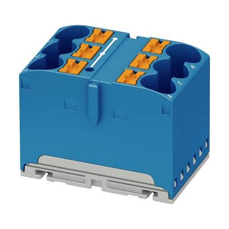 PHOENIX CONTACT PTFIX 6X10/S BU 1082388 BLOCCO DI DISTRIBUZIONE NUMERO DI POLI (NUM): 6 0.5 MM 10 MM BLU 1 PZ.