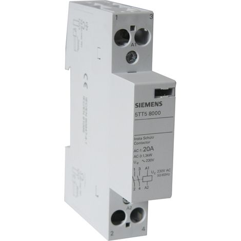 SIEMENS CONTACTEUR DE PUISSANCE 20A 2NO MONOPHASÉ SIE026390