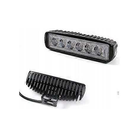 Panneau 6 LED X3W 18W Lampe de travail 12V 24V IP67 E9 16cm Neomax (1/5)