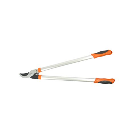 Tagliabranche Ozaki con lama a tirante per legno tenero, in acciaio trattato, con manico bi-materiale e braccio in alluminio. Lunghezza T