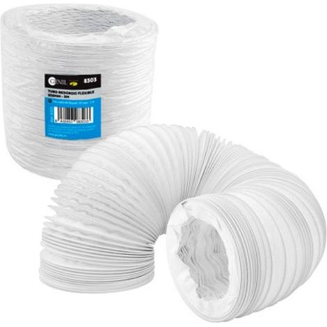 Tubo flessibile per asciugatrice rotondo - 127 mm - 3 m, GENIL