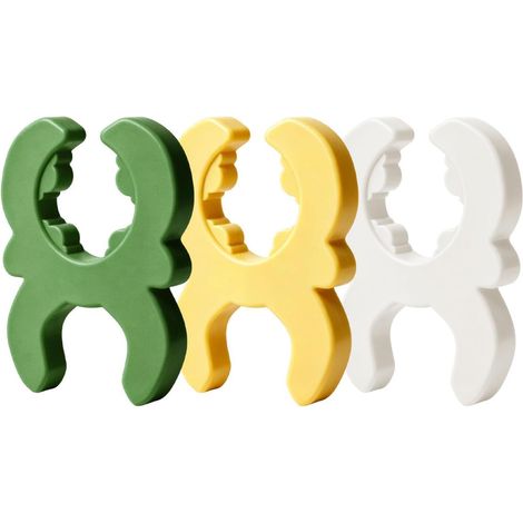 Portautensili da cucina, set da 3 pezzi in silicone, per piani di lavoro, porta spatola e porta cucchiaio per padelle e pentole. (1/3)