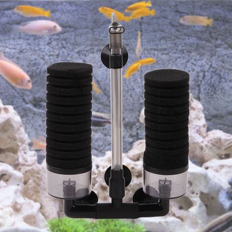 Filtre à Air Mini Aquarium Épurateur de Poubelle Bio pour Petit Bassin Plantes Aquatiques Filtration Silencieuse - AUTRES (1/5)