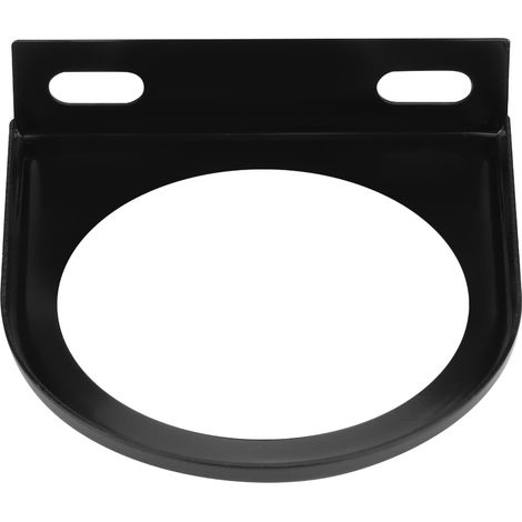 Support universel 52mm 2 pouces pour compteur, fixation sur pilier, support pod noir, monoculaire, robuste, compatible avec jauges auto/moto. (1/5)