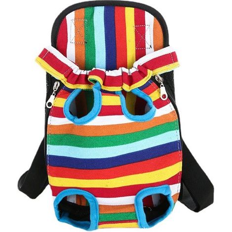 BelleRise - Sac à dos de voyage, pattes libres, facile à enfiler pour les voyages, la randonnée et le camping pour chiens, chats et chiots (1/4)