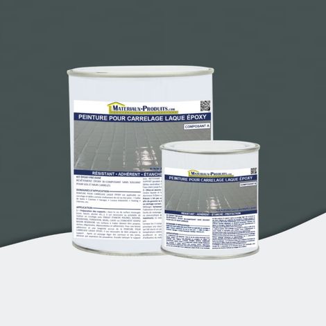 Peinture pour carrelage laque époxy - 2.5 Kg Gris anthracite - MATPRO (1/5)