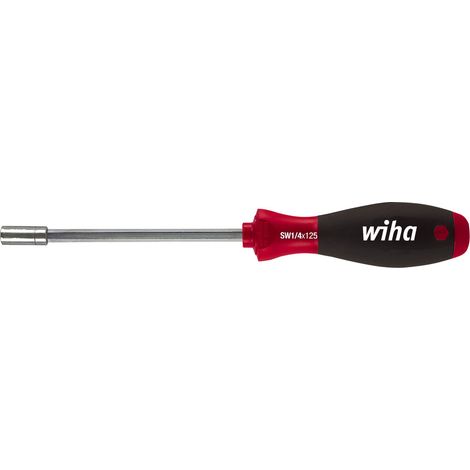Wiha Schraubendreher mit Bithalter SoftFinish® magnetisch 1/4" 300 mm (01476)