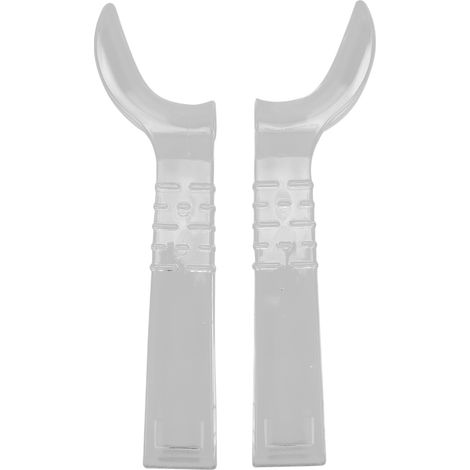 Ouvre-bouche demi-lèvre en plastique, écarteur buccal dentaire pour clinique, enfants et adultes, lot de 2 tailles. (1/5)