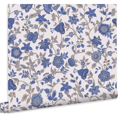 Joules Vliestapete Trailing Scot Blau 10mx52cm (1/5)