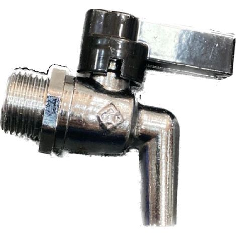 Rubinetto sottolavabo sfera a snodo da 1/2"con filtro e rosone BUGATTI (1/5)