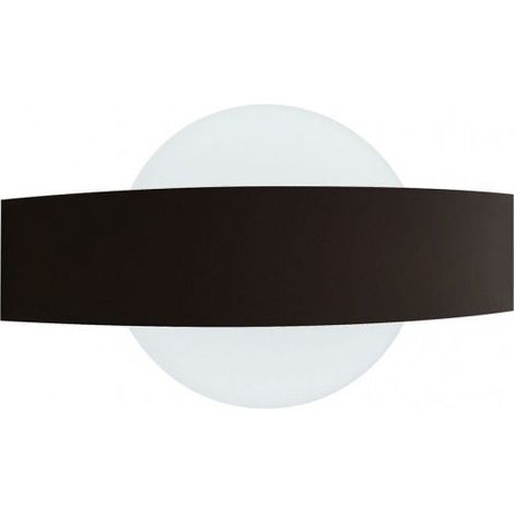 FABRILAMP 171162109  Applicare Spazzatrice a Muro Circ.8w 4000k Arco Nero 630 Lm Ip20 13x24x5 Cm