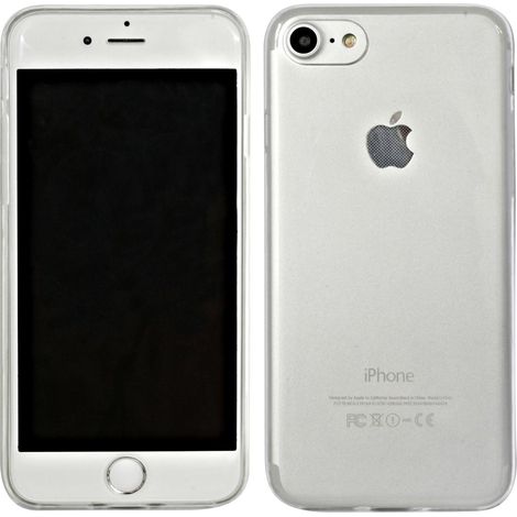Ultradünne 0,3mm Slim Silikonhülle kompatibel mit iPhone SE 2020 Hülle Silikon Schutz Transparent (1/5)