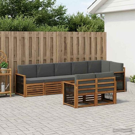 vidaXL Sofagarnituren Massivholz Akazie (1/5)
