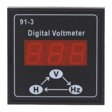 Voltmètre numérique 91-3 Accessoires pour groupes électrogènes essence et diesel 220 V monophasé intelligent trois-en-un