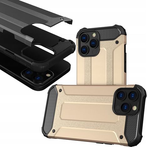 Custodia Hybrid Armor per iPhone 13 Pro Max, colore oro. (1/5)