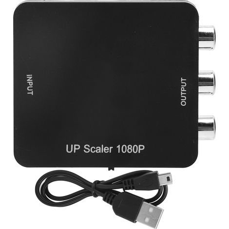 Convertisseur HDMI vers AV avec Alimentation par Câble USB Mini pour Vidéo et Audio HD (1/5)
