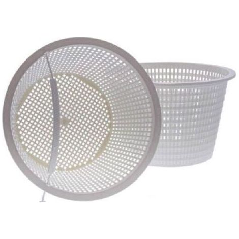 Panier de rechange en plastique pour écumoire de piscine (lot de 2) - Élimine les feuilles et les débris - Hauteur : 8 po (1/3)