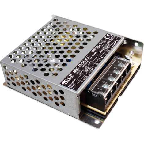 MRS-35-24-UC: MRS-35-24-UC: GLP: Alimentatore incapsulato 24V/1.5A/36W, Uin = 85-264VAC / 120-373VDC, Coperchio per terminale b...