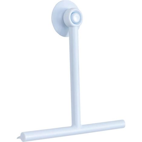 Showerdrape Rocco White Bathroom Shower Squeegee & Holder