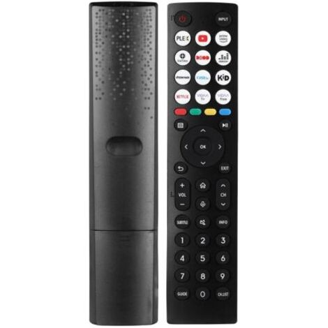 BUNTHAUS Télécommande Universelle pour Les Smart TV Hisense, Compatible avec Les téléviseurs Hisense VIDAA 4K HDTV FHD QLED LCD LED Smart TV (1/5)