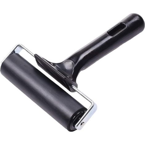 10cm Rouleau Brayer, rouleaux Brayer pour l'artisanat Rouleau de presse,Brayer Rollers Outil de rouleau d'encre pour la gravure