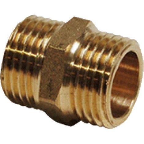 Idmar Messingnippel ZZ 1/2" xM22