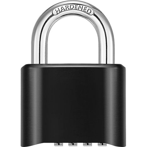 Cadenas à combinaison à 4 chiffres, 1 cadenas à combinaison étanche pour casier extérieur, en alliage de zinc, diamètre 8 mm (1/5)