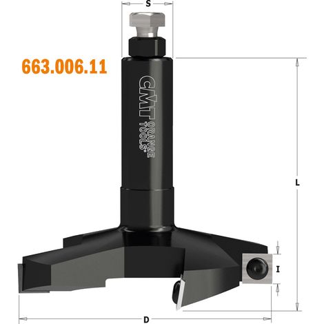 663.006.11 FRESA CUCH. REVERS.  Z4  S=20X50  D=100X12X90 DX