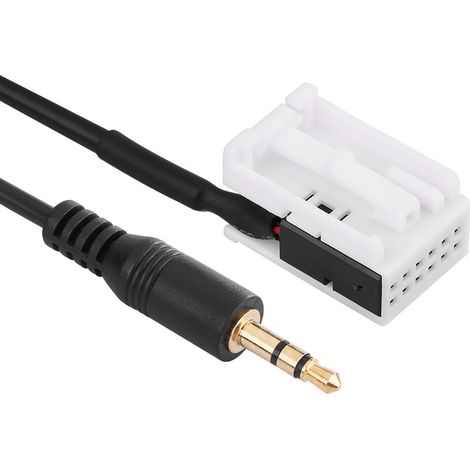 Câble adaptateur audio 3.5mm mâle AUX pour Mercedes Classe C W203 (1/5)