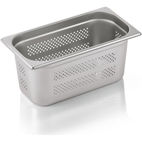 Bac inox perforé fond et côtés GN 1/3 H 150 mm 5,7 ltr GN CORE - Was Germany (1/2)