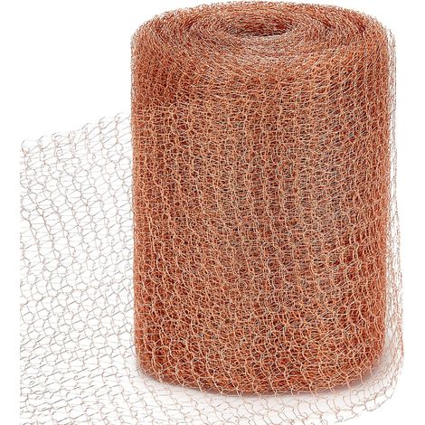 Tira de cobre para babosas, valla de cobre, malla de cobre, collar para babosas, alambre de cobre puro, lana de cobre, repelente de babosas para jardines (1/5)