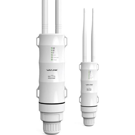 Point d'accès WiFi extérieur AC600 double bande, haute puissance, étanche et anti-poussière - Idéal jardin, camping-car et camping (1/4)